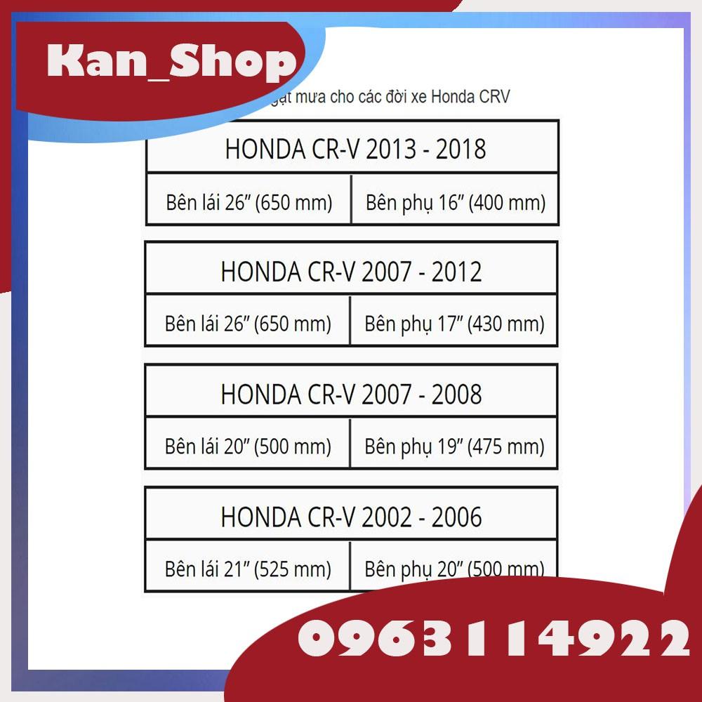 Gạt Mưa Silicone Dành Cho Xe Honda CRV