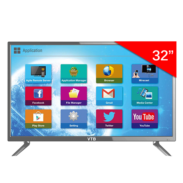 Smart Tivi VTB 32 inch HD LV3275SM - Hàng Chính Hãng