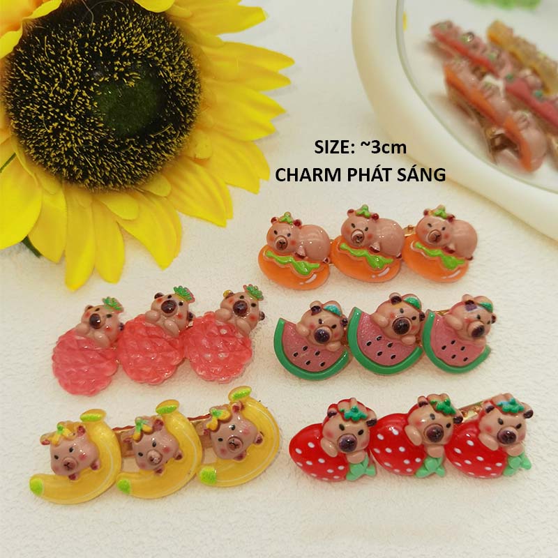 [CHARM LỚN] Set 10 Túi Mù phát sáng tổng hợp, túi mù nhân phẩm, Blind box charm phát sáng nguyên con decor trang trí trưng bày