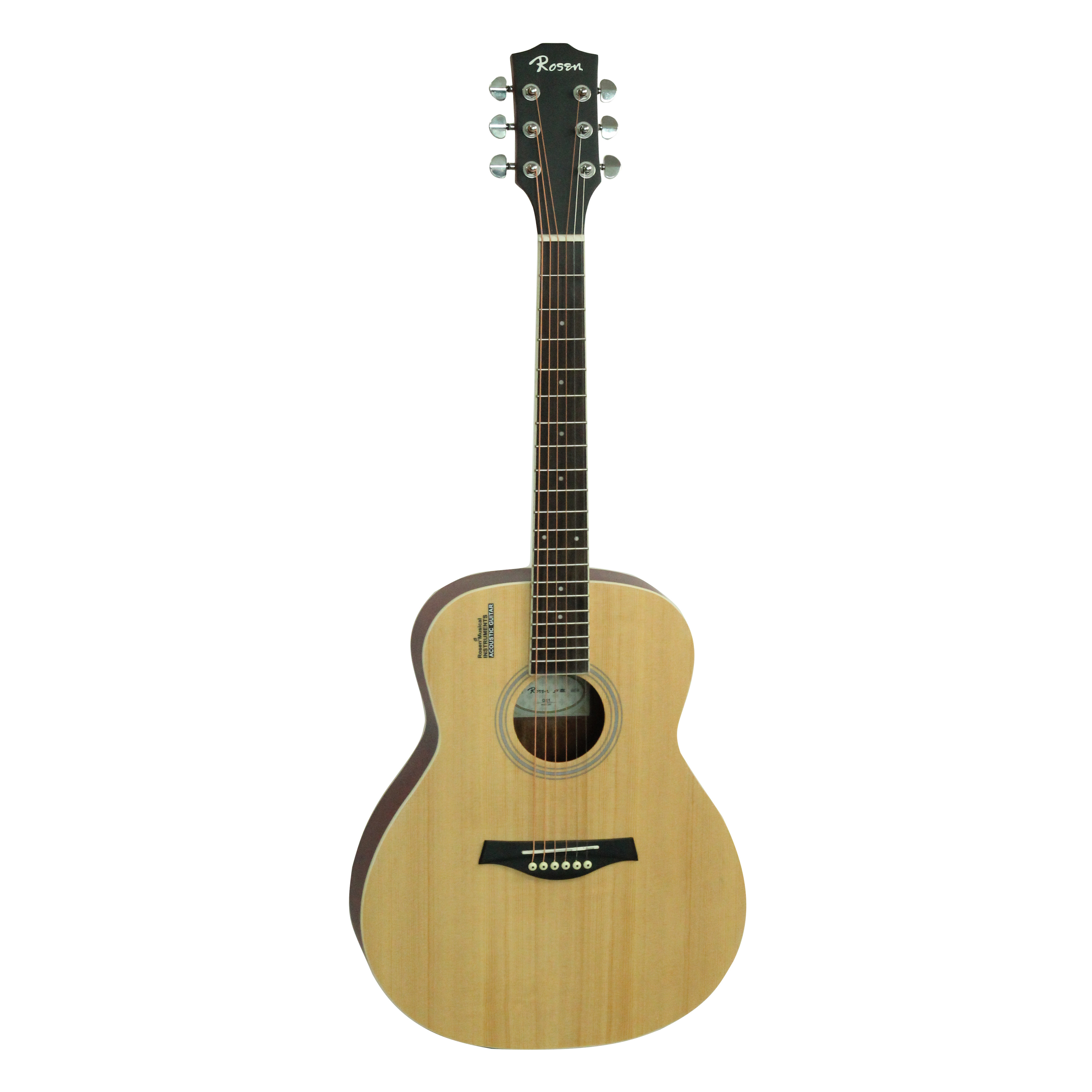 Đàn Guitar Acoustic Rosen Mini Mầu Vàng Gỗ ( Soid Top)