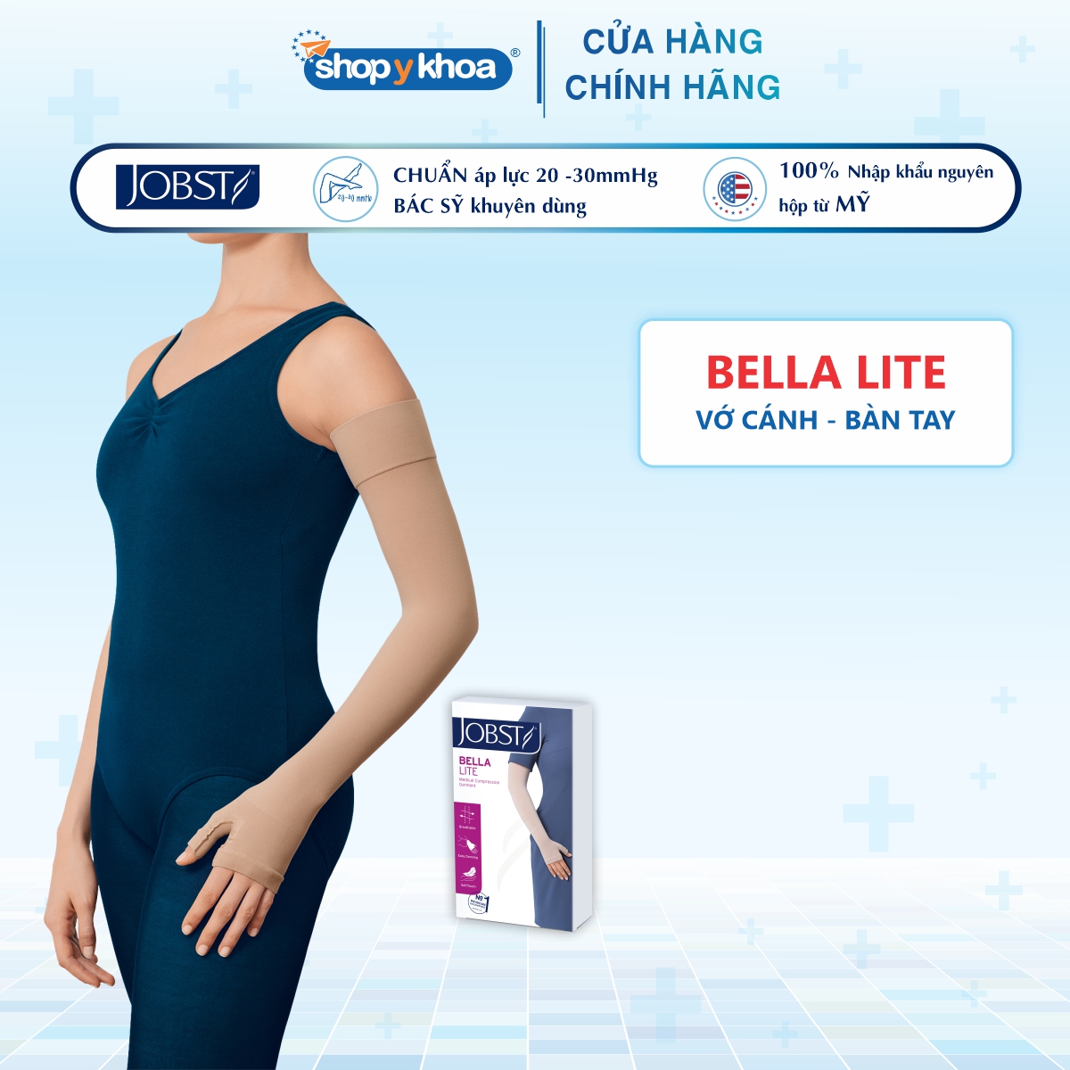 Vớ cánh - bàn tay JOBST Bella Lite điều trị phù bạch huyết