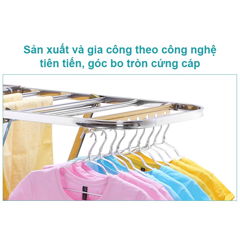 Giàn phơi đồ thông minh  đa năng, Giàn phơi để sàn Inox gấp gọn, Chính hãng NIKITA nhiều mẫu mã lựa chọn