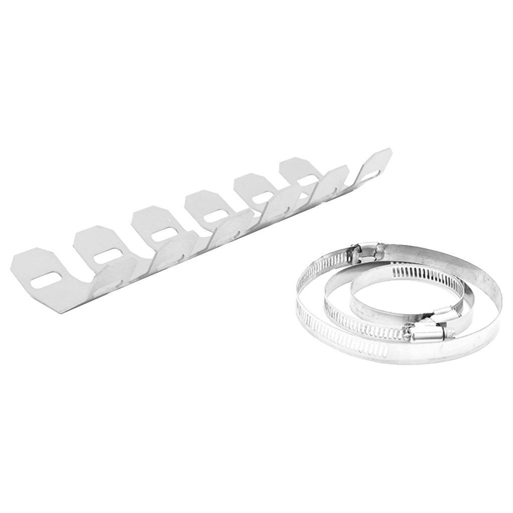 2- 25cm Exhaust Pipe Protector Guard Heat  for  Motorcycle