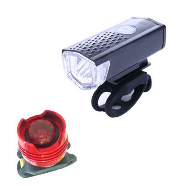 3W Bike Light FTW USB Rechargeable 300 Lumens 3 Modes Bicycle Front Light Lamp Bike Headlight Cycling LED Flashlight Lantern