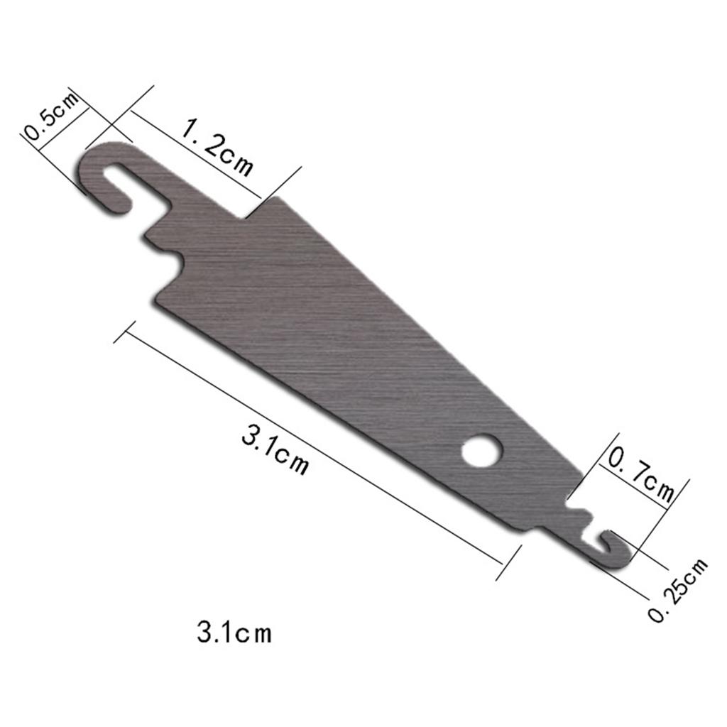 6 Pieces Large-Eye Blunt Point Needle with 50 pieces Needle-threading Device
