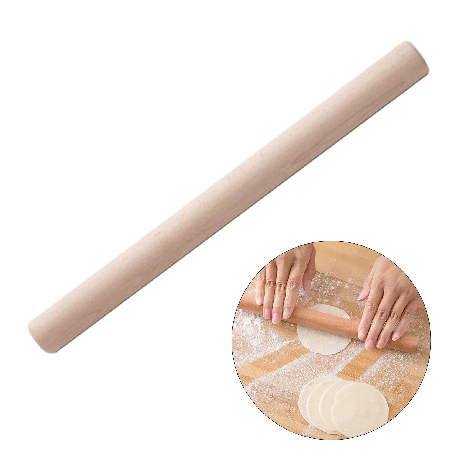 Non-Stick Wooden Rolling Pin Roller Pin for Pastries Baking Cooking Flour Pizza Pie Cookies Dumpling Wrapper Kitchen Supplies