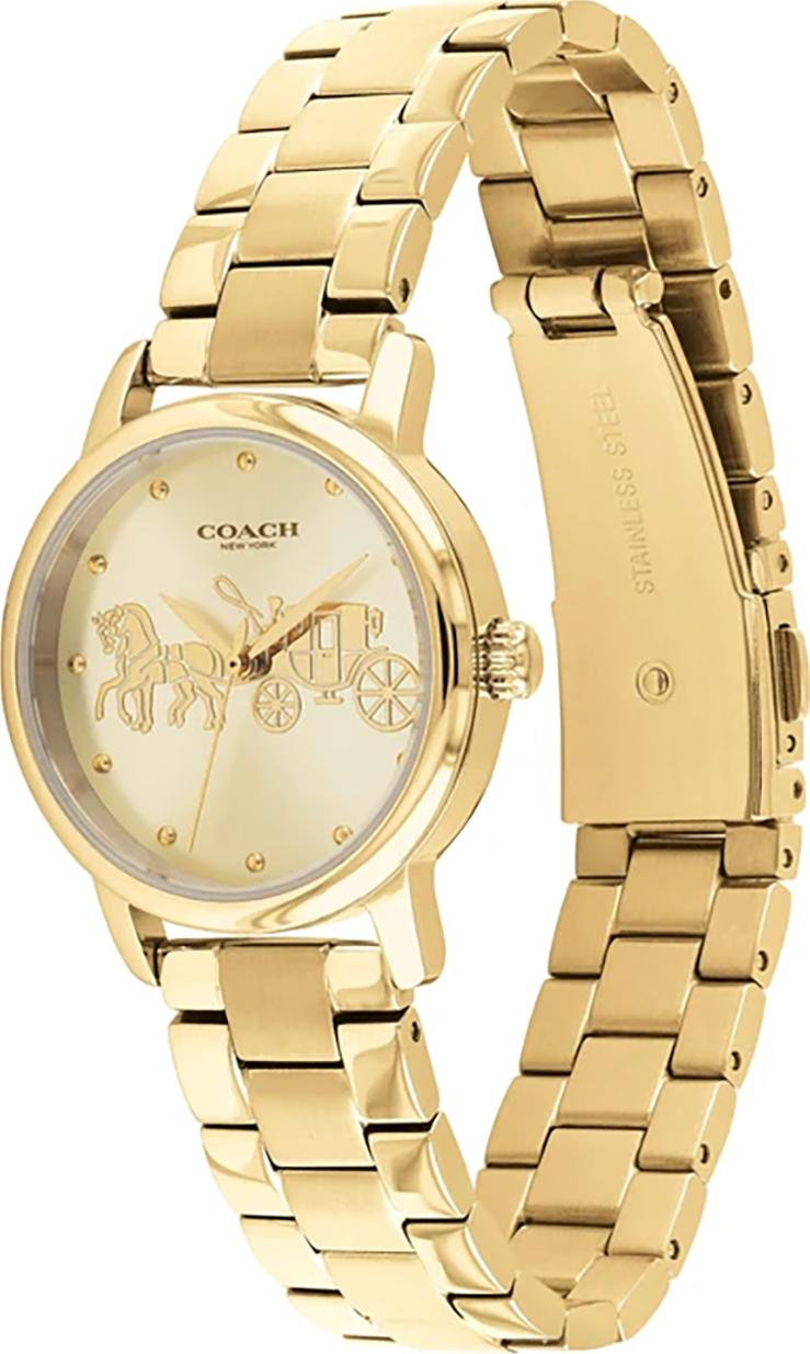 Đồng Hồ Coach 14502976 Nữ Dây PVD Vàng 28mm