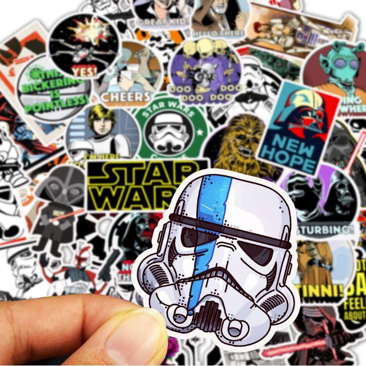 Sticker dán cao cấp STARWAR Cực COOL ms#40