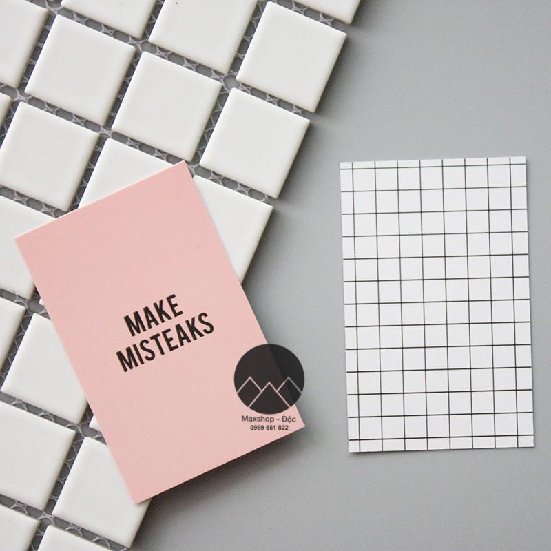 Thiệp decor trang trí treo tường lomo card 2 mặt, decor phụ kiện trang trí chụp ảnh, thiệp chúc mừng, thiệp quà tặng
