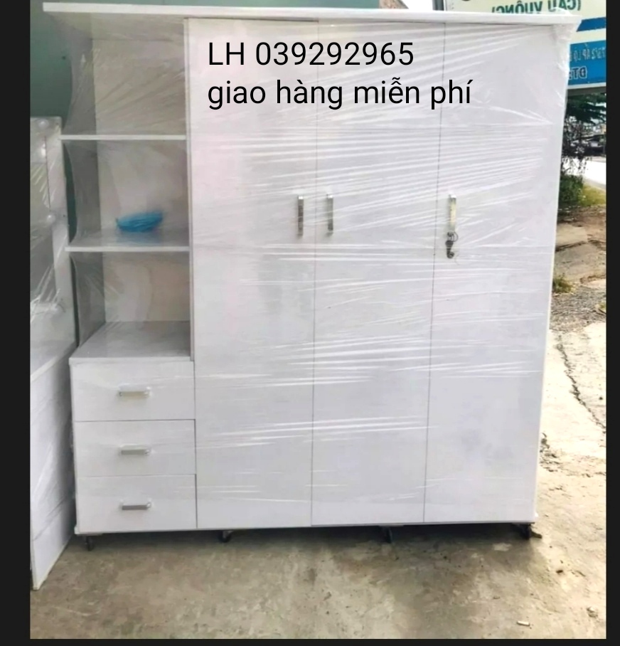 Tủ nhựa đài Loan 3 cánh 1 kệ