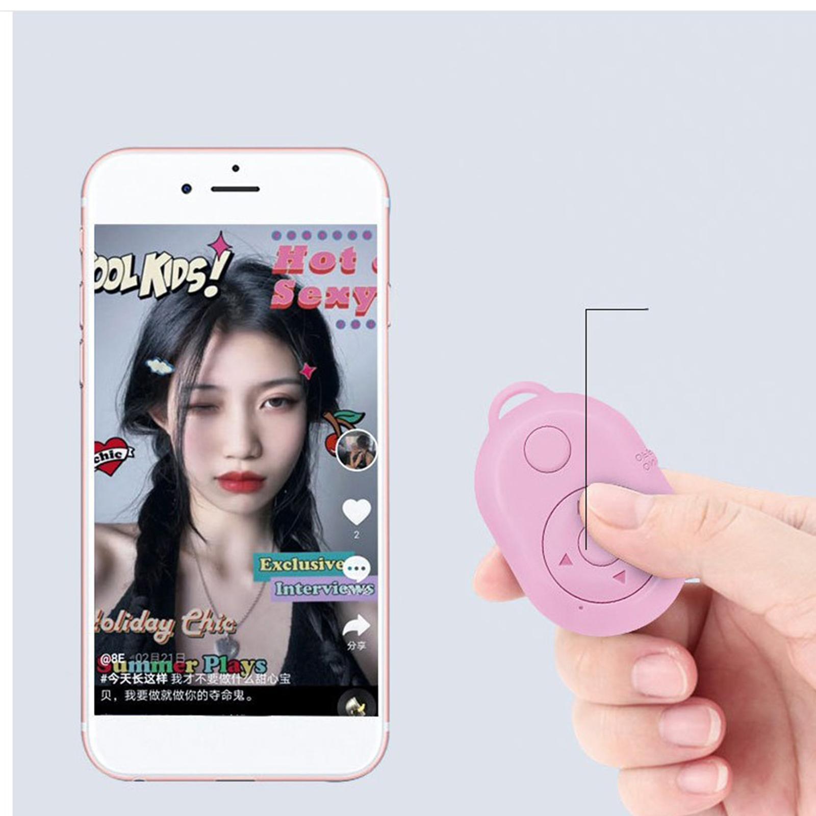 3x Portable Bluetooth Camera Shutter Remote Selfie Button Durable