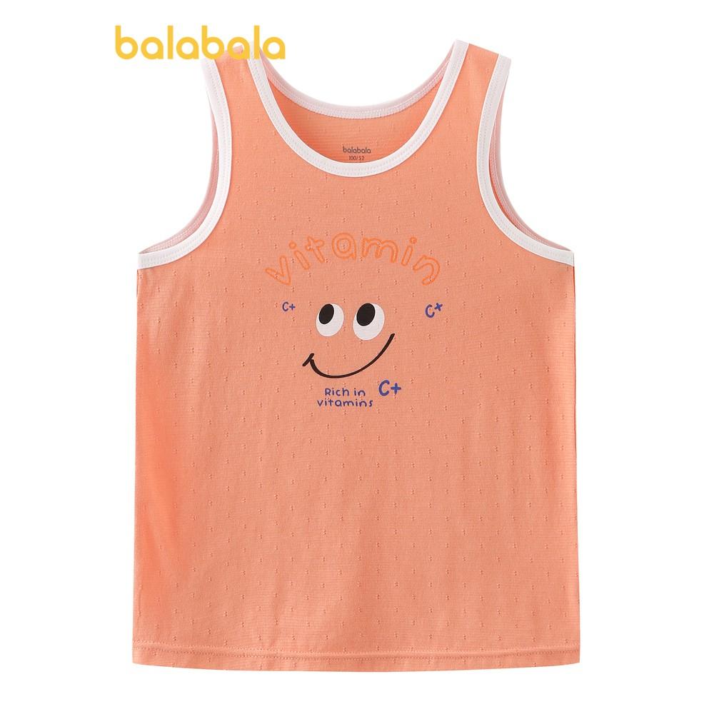 Set 2 áo ba lỗ bé trai hãng BALABALA chất cotton cực mát và đáng yêu