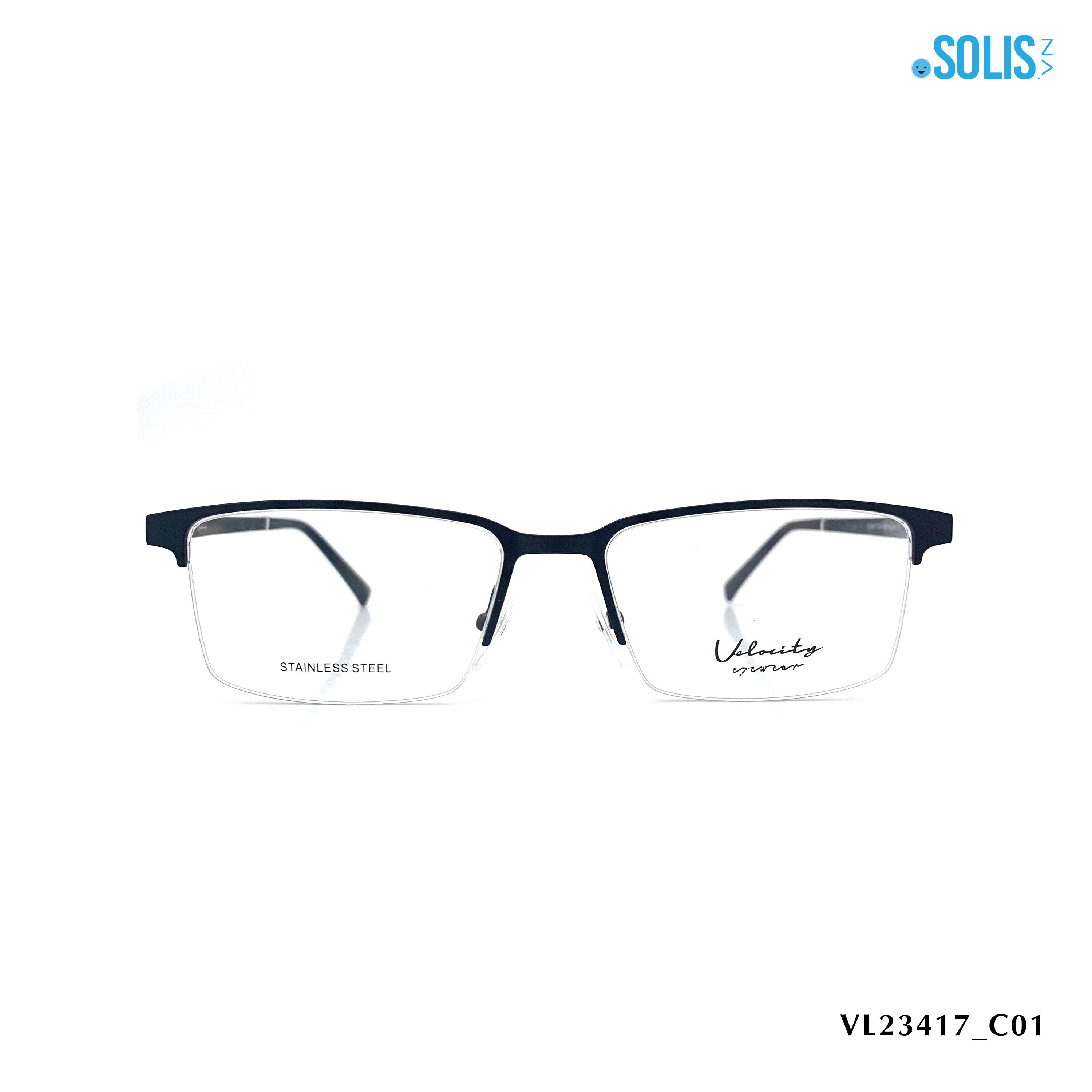 Gọng kính kim loại hiệu Velocity VL23417 - KÍNH KIM LOẠI HIỆU VELOCITY VL23417 KÍCH THƯỚC 56-18-148