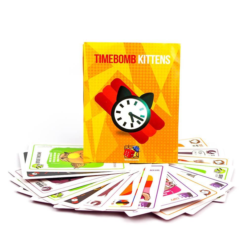Combo bài Mèo nổ Exploding Kittens đen + 4 Bản mở rộng O(M(19)