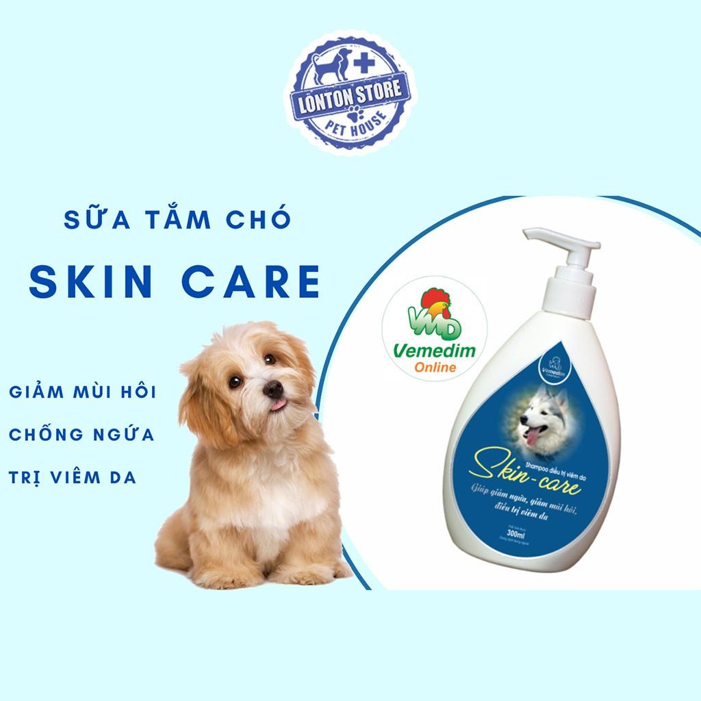 VEMEDIM Skin Care Shampoo - Sữa Tắm Cho Chó Mèo Phòng Viêm Da, Hôi Và Ngứa Da 300ml - Lonton Store & Vemedim