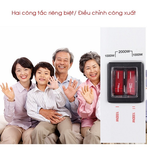 Máy sưởi điện cao cấp