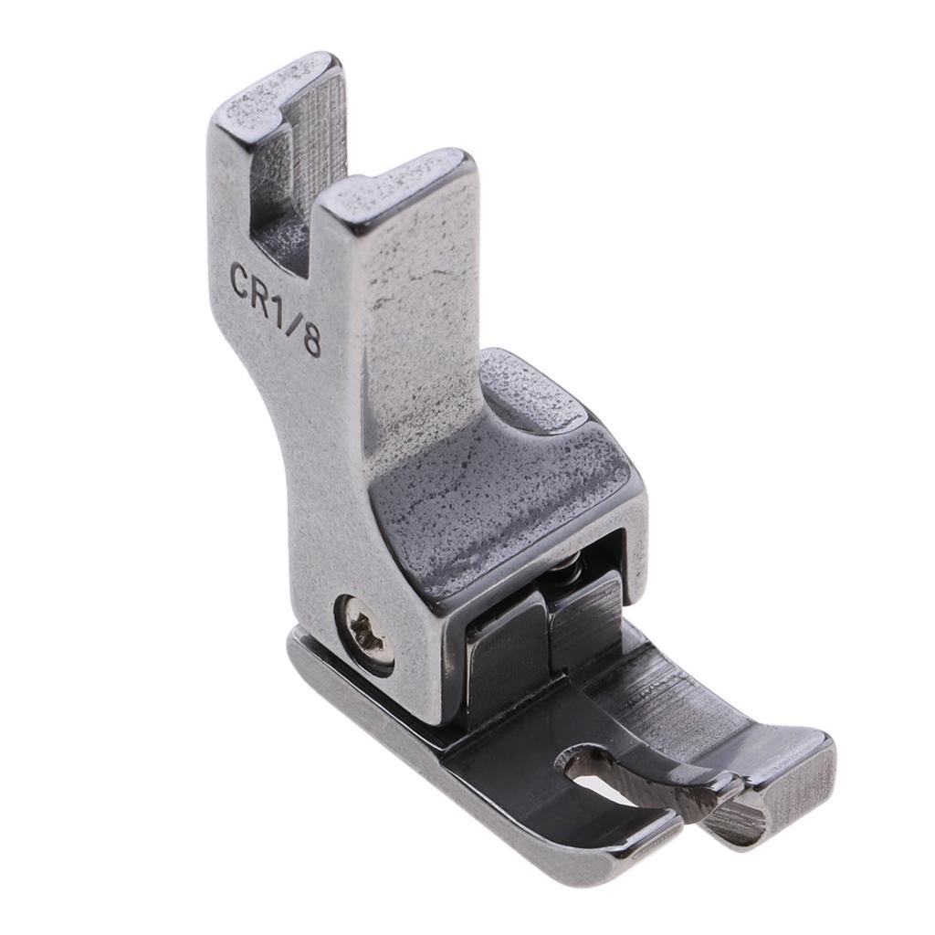 2pcs 1/8 1/16 Industrial Sewing Machine Right Side Compensating Presser Foot