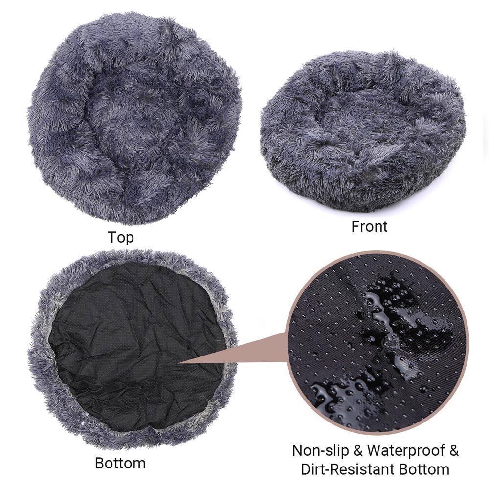 Giường cho thú cưng hình tròn sang trọng thoải mái