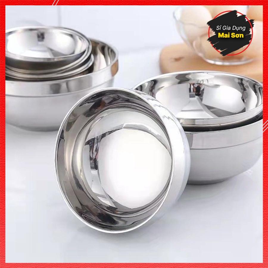 Bát Inox 304 Cách Nhiệt Cho Bé Chất Liệu Inox Không Gỉ An Toàn Dễ Vệ Sinh Kích Thước 16cm