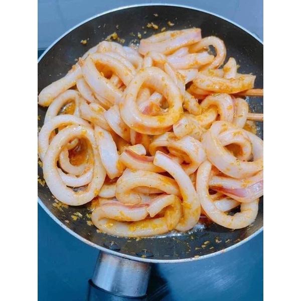 Mực ống cắt khoanh ngon chất lượng 1kg