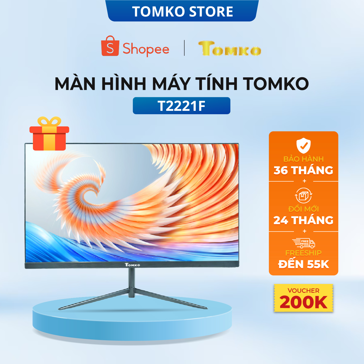 Màn Hình Máy Tính Tomko T2221F 22