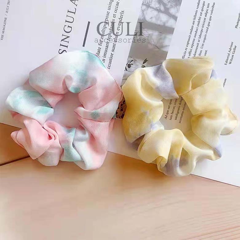 Dây cột tóc vải, Scrunchies màu sắc kẹo ngọt xinh xắn - Culi accessories