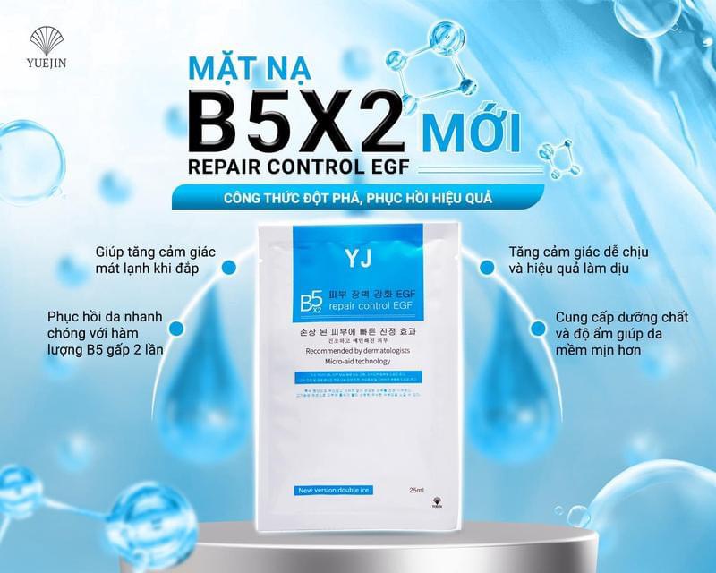 Mặt nạ Yuejin B5 Repair Control EGF 25ml hạn 2027 Hàn Quốc bản mới nhất