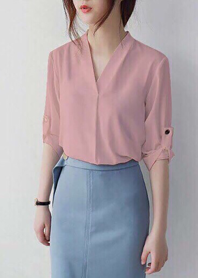 Áo Cổ V Tay Lỡ