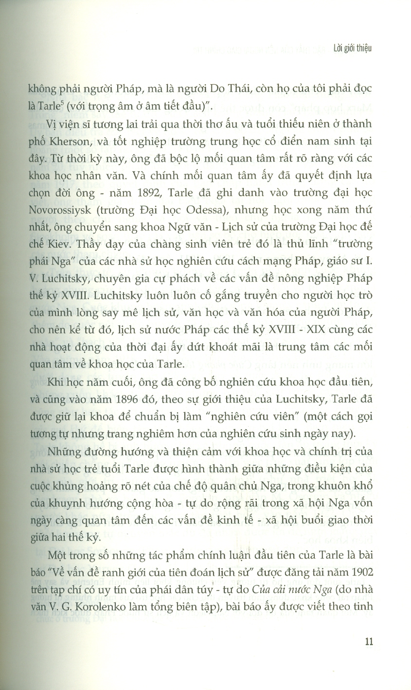 Talleyrand - Bậc Thầy Của Nền Ngoại Giao Chính Trị - Evgenij Viktorovič Tarle