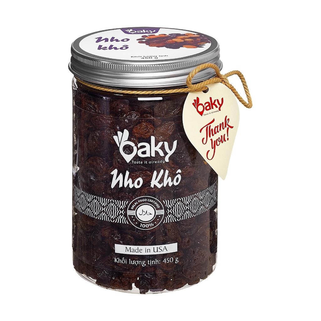 Nho Khô Oaky Nhập Khẩu Mỹ - Hũ 250g,450g