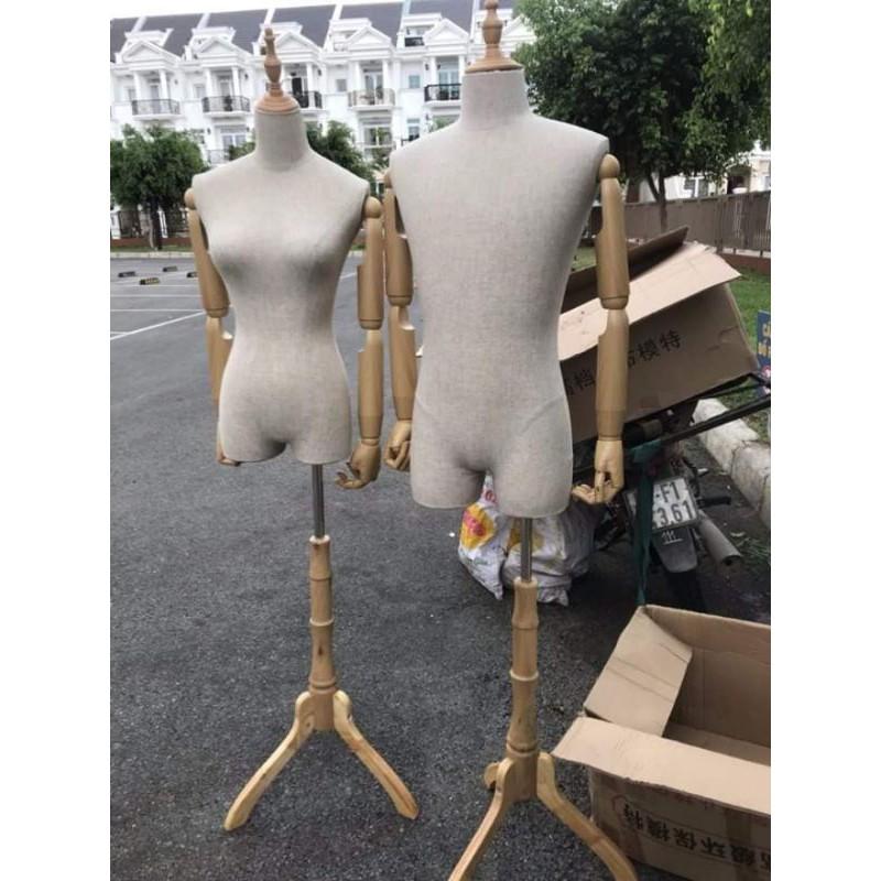 Manocanh nam tay gỗ