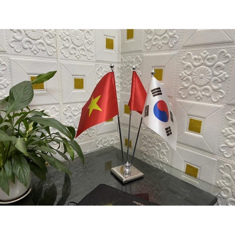 Cờ để bàn cắm 3 nước tuỳ chọn