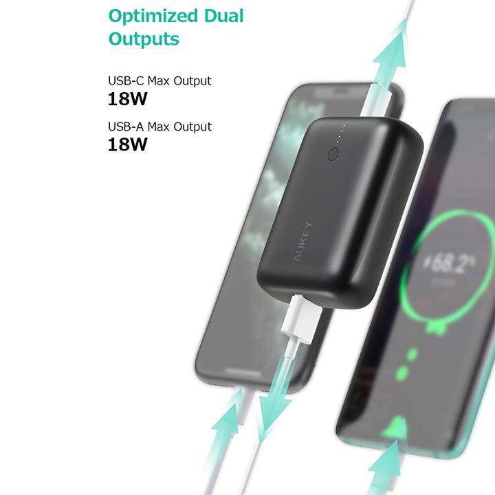 PIN DỰ PHÒNG AUKEY 10.000MAH PD 18W PB-N83S - HÀNG CHÍNH HÃNG