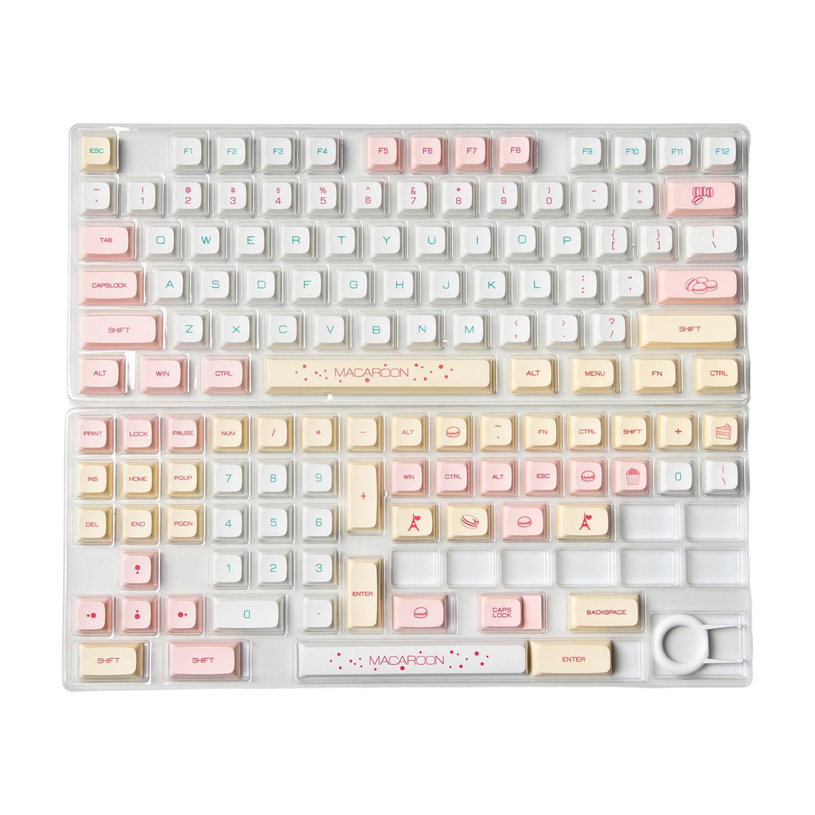 PBT 131 Keys Kits Universal DIY Custom for Box Mechanical Keyboard