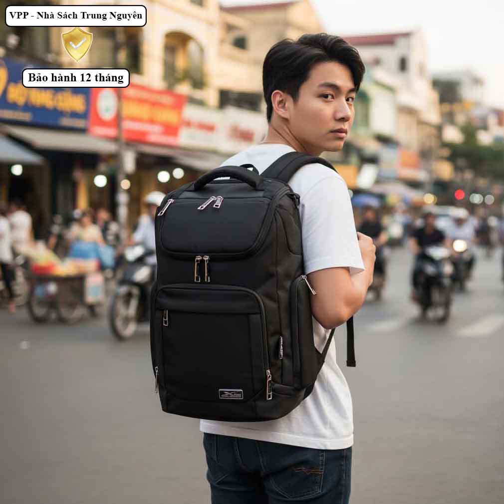 Balo doanh nhân chống nước Xbags Prime X XB2009 - Balo laptop đa năng cao cấp bền đẹp