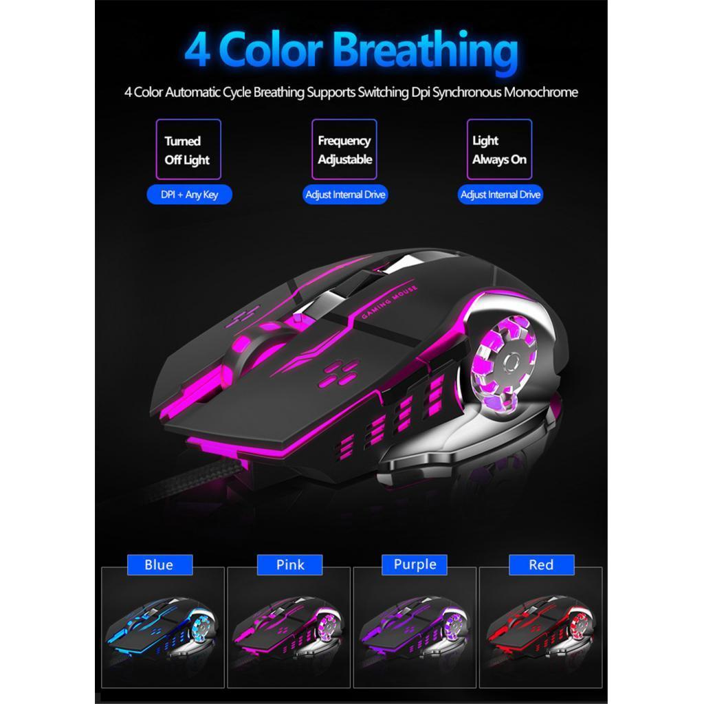 Gaming mouse wired mouse wired gaming mouse white