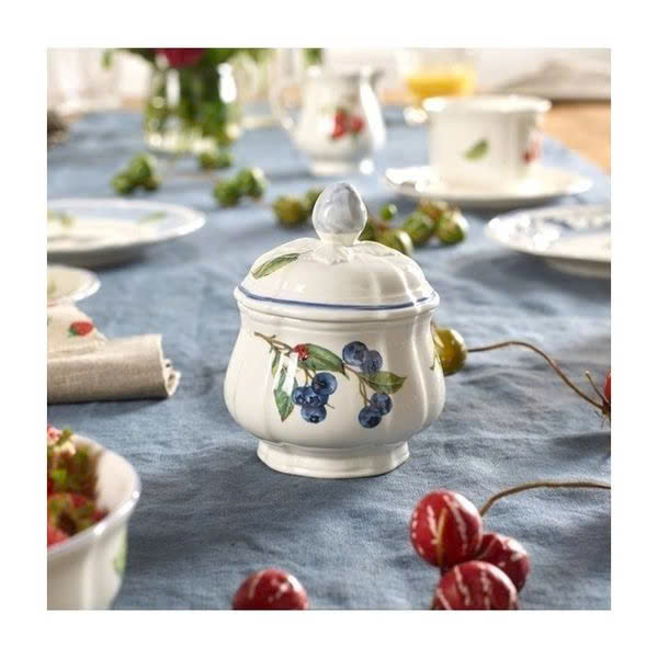 Hũ đựng đường Villeroy &amp; Boch Cottage Zuckerdose 6 Pers 10-1115-0930 Made in Germany Hàng chính hãng