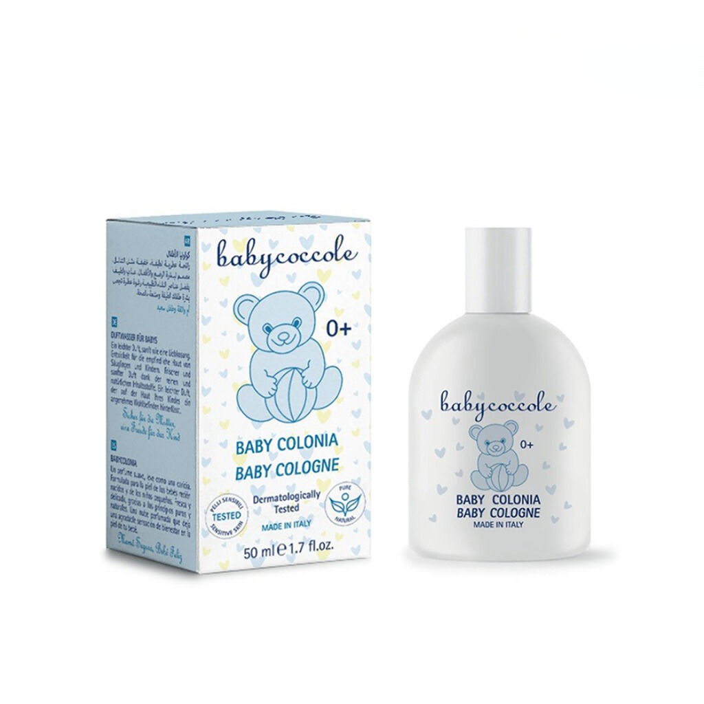 Nước hoa cho bé Babycoccole 0M+ an toàn cho trẻ sơ sinh & em bé chiết xuất hoa sen 50ml