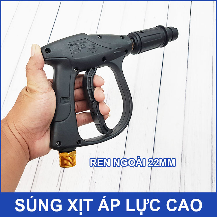 Súng xịt áp lực cao mỏ vịt ren ngoài 22mm dài 27cm Smartpumps