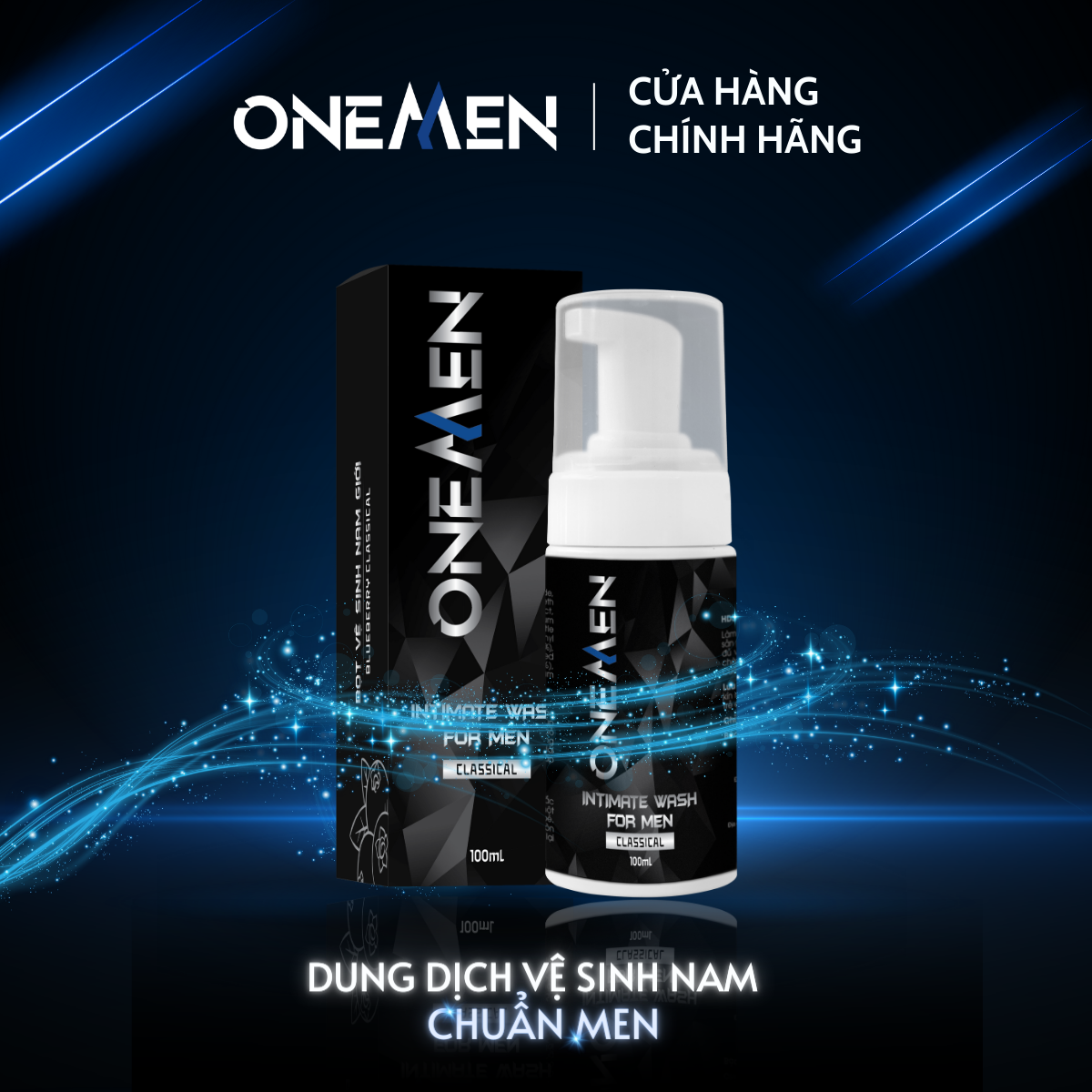 Combo Tiết Kiệm: 2 Bọt Vệ Sinh Nam + Sữa Tắm Gội OneMen 3 IN 1 Aromatic Shower Gel