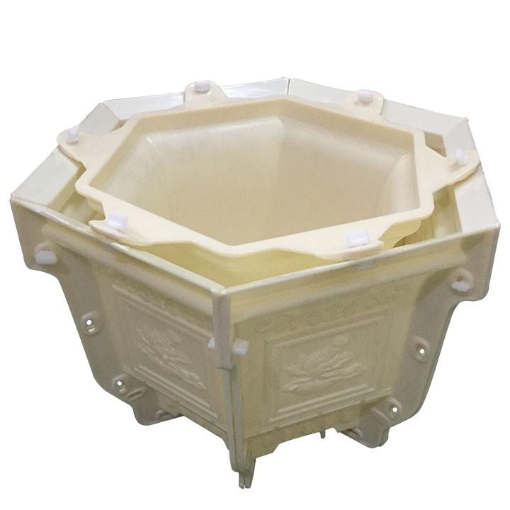 Khuôn Đúc Chậu Cảnh Bát Giác Nhựa ABS Cao Cấp 45CM - Giá đẹp