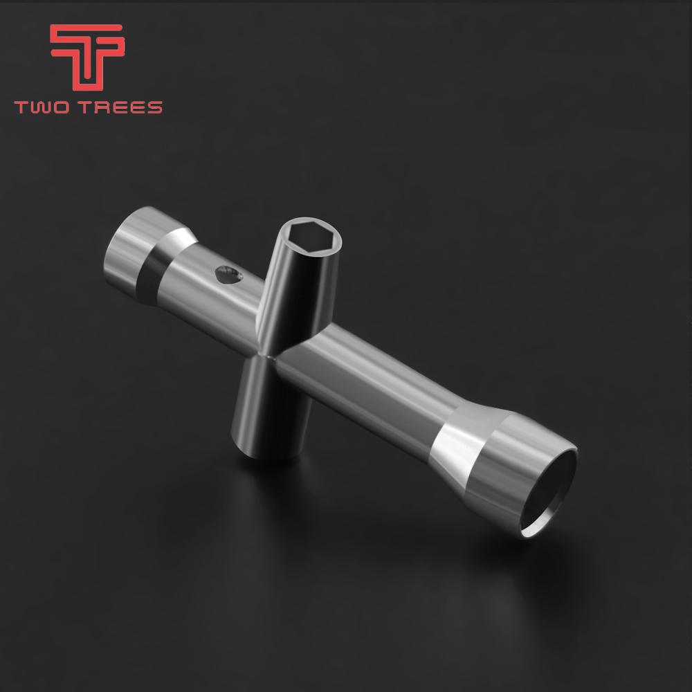 Twotrees E3D Vòi phun Mini Spanner M2 M2.5 M3 M4 Nut Vít hình lục giác chéo Cờ lê tay áo Bảo trì Công cụ bánh xe Mô hình bánh xe