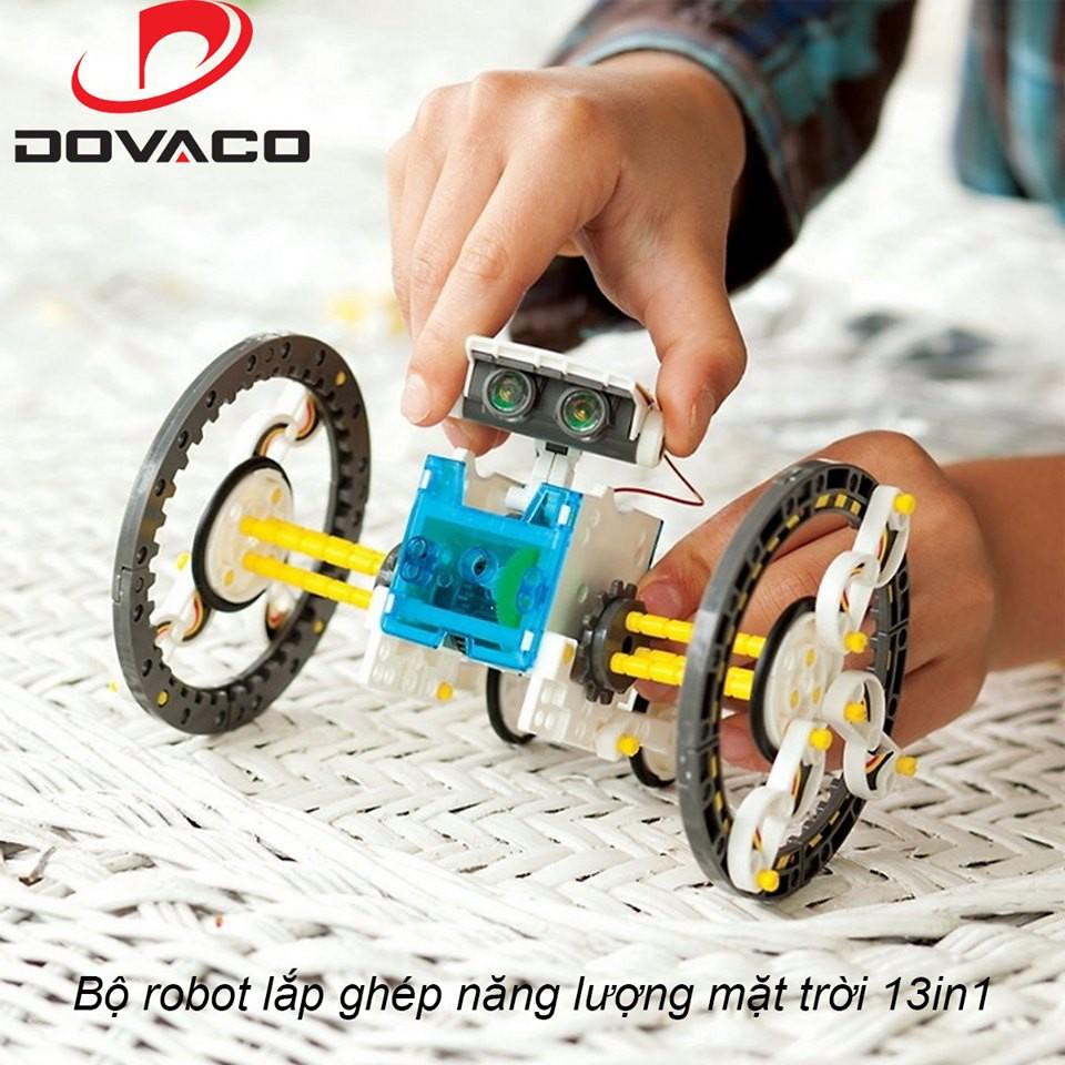 Bộ Robot lắp ghép sử dụng pin năng lượng mặt trời 13 in 1