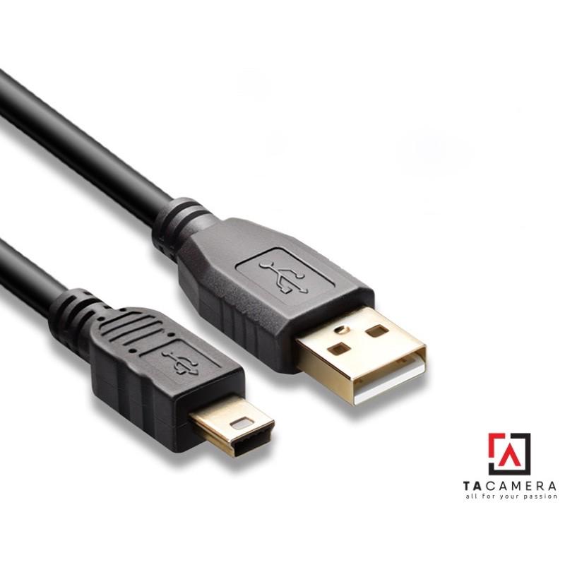 Dây Cáp USB 2.0 To Mini-B 5-Pin - Chụp Ảnh Flatlay Bằng Liveview - Dài 10m