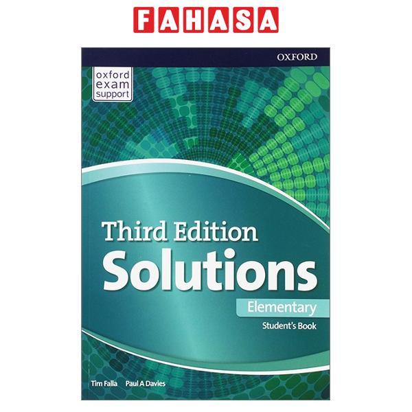 Solutions Elementary Students Book – 3rd Edition