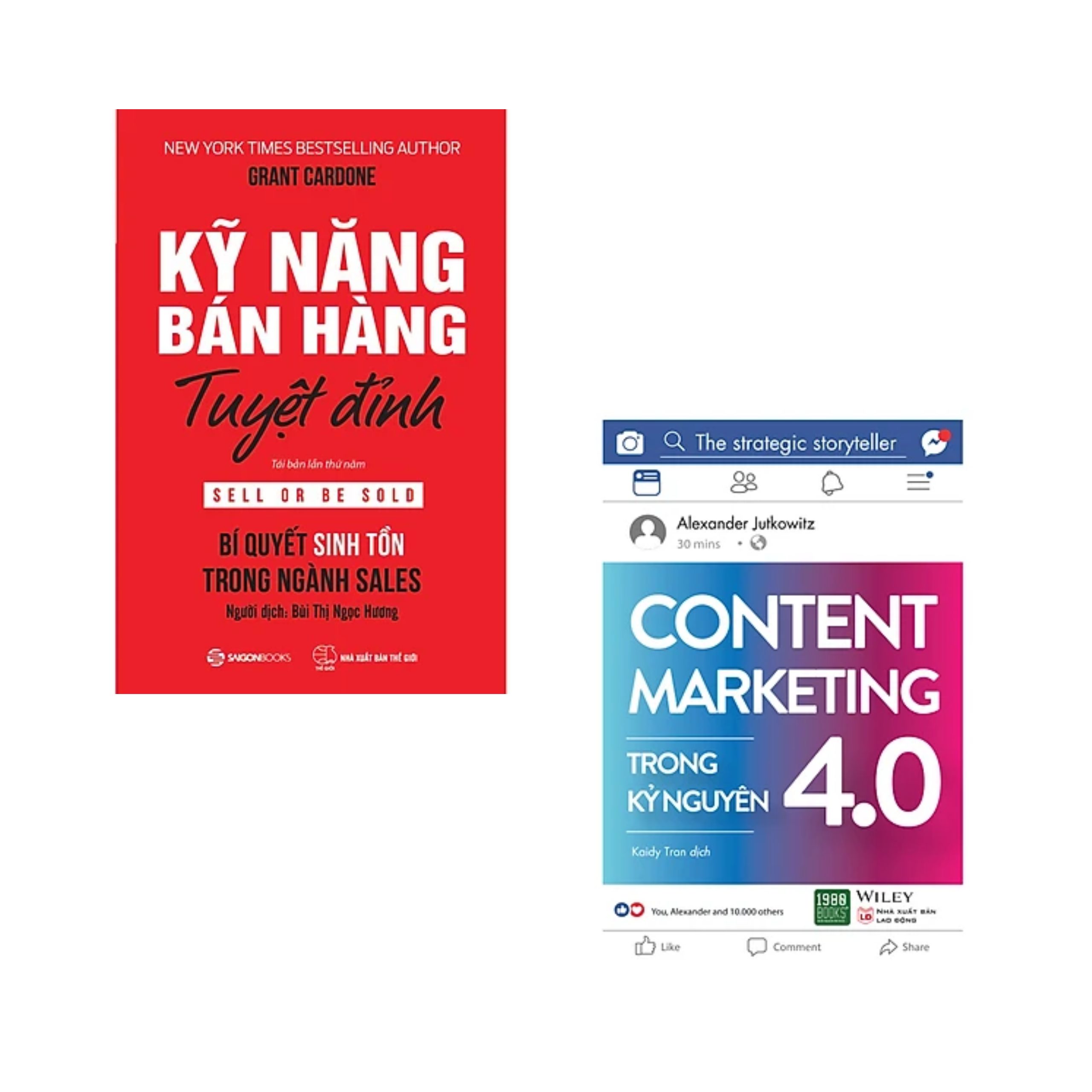 Combo 2 cuốn Marketing - Bán Hàng: Kỹ Năng Bán Hàng Tuyệt Đỉnh + Content Marketing Trong Kỷ Nguyên 4.0