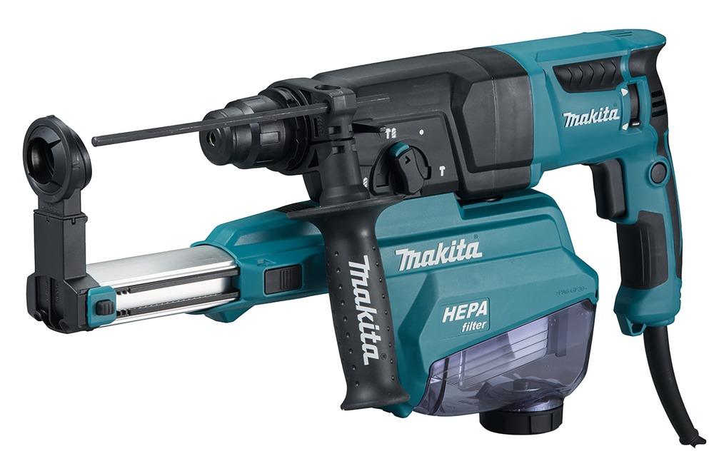MÁY KHOAN ĐỘNG LỰC VỚI HỆ THỐNG HÚT BỤI 800W MAKITA HR2652 - HÀNG CHÍNH HÃNG