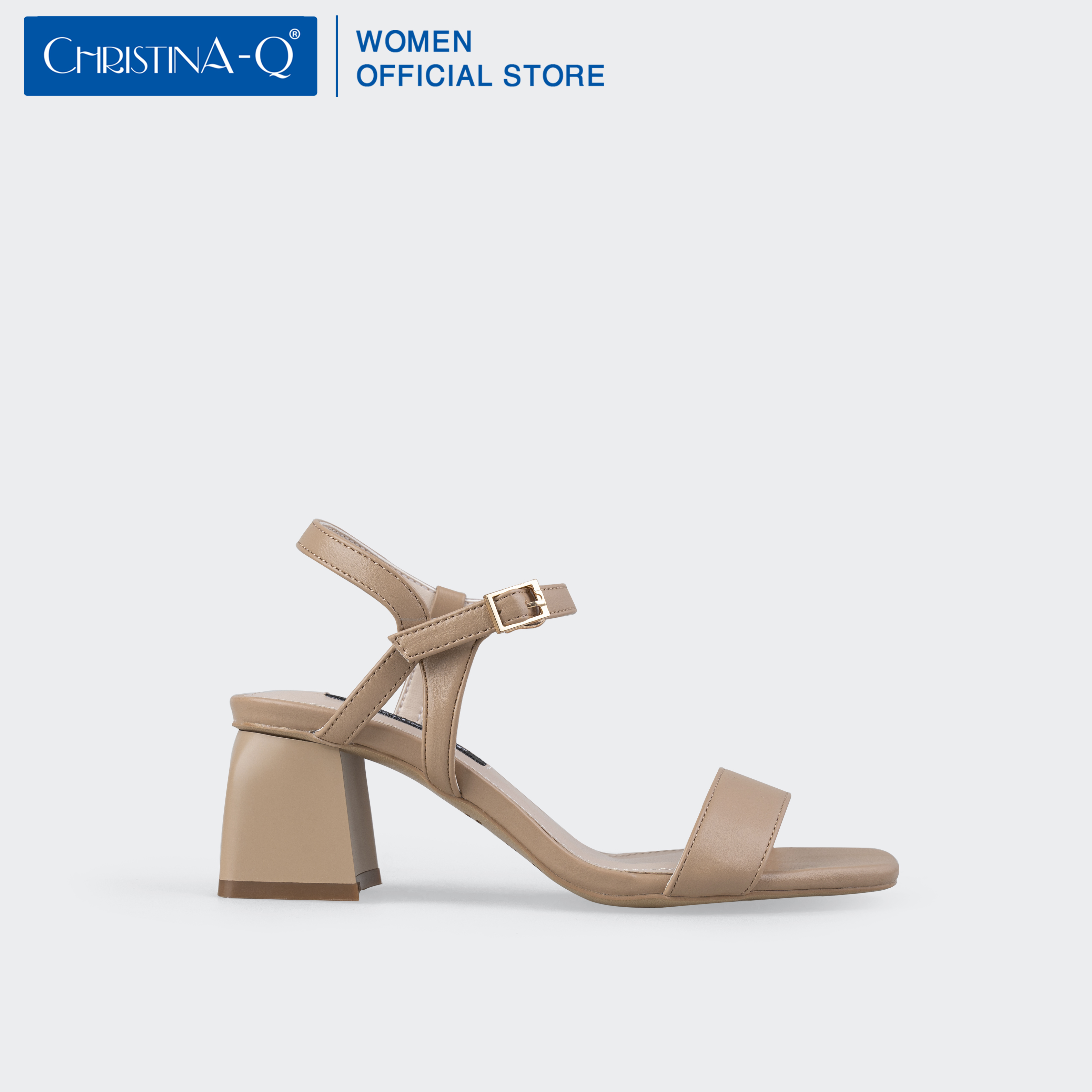 Giày Sandals Nữ Gót Trụ ChristinA-Q XDN294