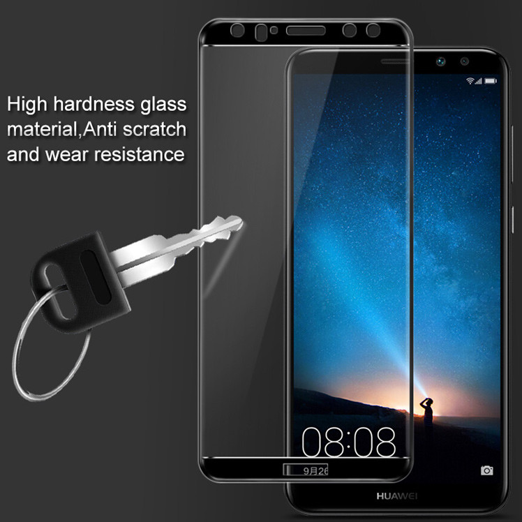 Hình ảnh Miếng dán kính cường lực full màn hình 111D cho Huawei Nova 2i / Huawei Honor 9i hiệu HOTCASE (siêu mỏng chỉ 0.3mm, độ trong tuyệt đối, bo cong bảo vệ viền, độ cứng 9H) - Hàng nhập khẩu