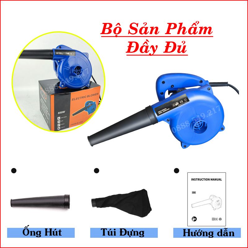 Máy Thổi Bụi Cần Tay Cao Cấp - Máy Hút Bụi Thông Minh Hàng Chuẩn Lõi Đồng Siêu Khỏe